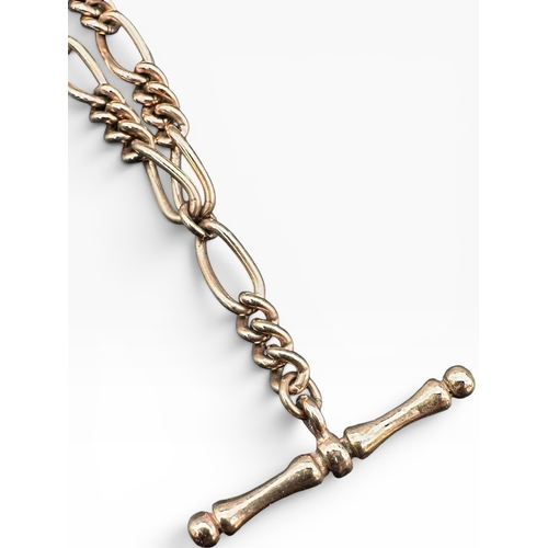34 - 18 inch Nine Carat Rose Gold Necklace marked '9K' 16.13g...