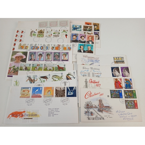 Collection of Vintage First Day Covers and Stamps