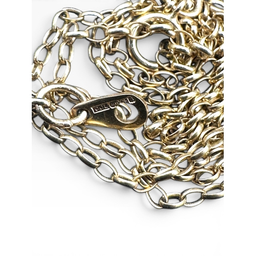 59 - Nine Carat Gold Neck Chain. 18.5