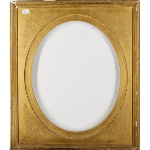 282 - An English Ebonised Pearwood Veneered and Parcel Gilded Frame, late 18th/early 19th century, togethe... 