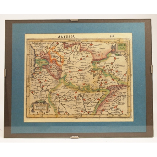 47 - A collection of maps, comprising: After Ortelius, Abraham, maps of regions of France, with Lotharing... 