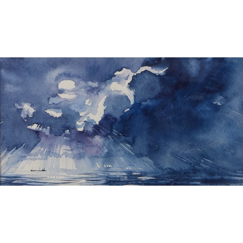 1062 - David Smith, 
British 1920-1998 - 

Seascape, 1984; 

watercolour on paper, signed and dated lower r... 