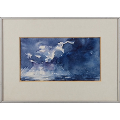 1062 - David Smith, 
British 1920-1998 - 

Seascape, 1984; 

watercolour on paper, signed and dated lower r... 