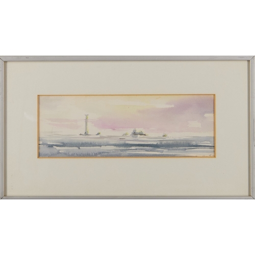 1062 - David Smith, 
British 1920-1998 - 

Seascape, 1984; 

watercolour on paper, signed and dated lower r... 