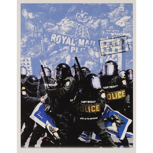 1279 - James Cauty, 
British b.1956- 

Riot police, 2006; 

digital print in colours on wove, 
sheet: 39 x ... 