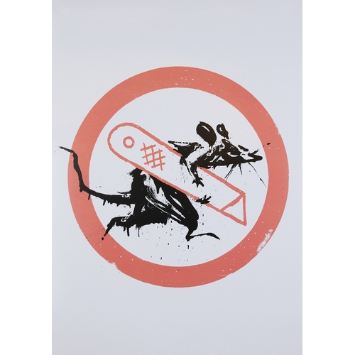 1286 - Banksy,
British b.1974-

Cut & Run exhibition posters, 2023; Visit Historic Palestine Poster, 2018;
... 