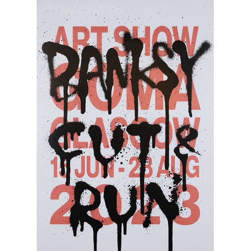 1286 - Banksy,
British b.1974-

Cut & Run exhibition posters, 2023; Visit Historic Palestine Poster, 2018;
... 