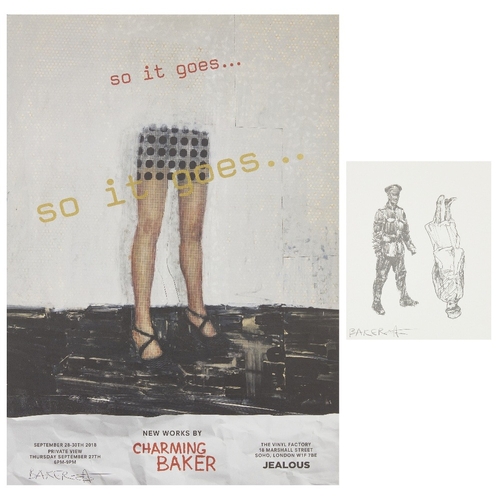 1289 - Charming Baker,
British b.1964-

Soldier and Nurse; So It Goes...;

(i) screenprint on paper, signed... 