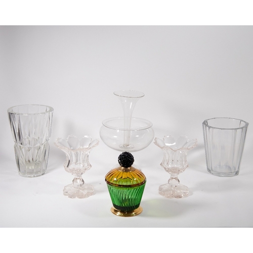 1 - A large quantity of drinking glasses and glass table wares, 20th century, to include: a selection of... 