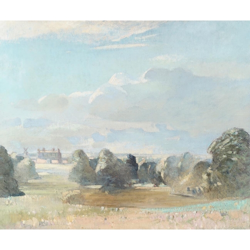 1259 - ENGLISH SCHOOL, CIRCA 1910 Tranquil landscape, Oil on canvas