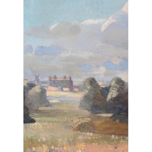 1259 - ENGLISH SCHOOL, CIRCA 1910 Tranquil landscape, Oil on canvas