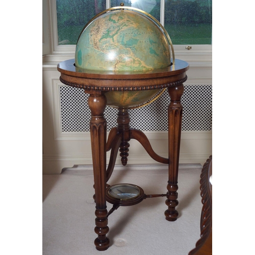 1 - TERRESTRIAL GLOBE ON STAND