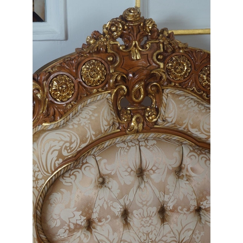 142 - PAIR OF ROCOCO CARVED GILTWOOD CHAIRS