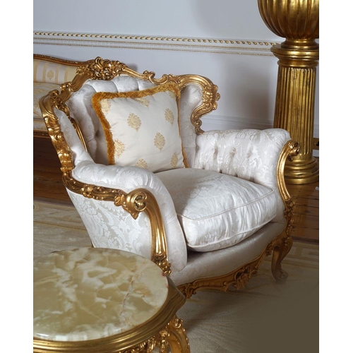 143 - ROCOCO CARVED GILTWOOD SUITE