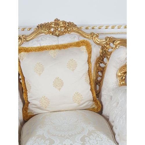 143 - ROCOCO CARVED GILTWOOD SUITE