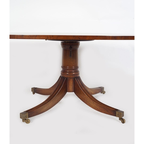 173 - REGENCY STYLE MAHOGANY AND SATINWOOD LOW TABLE