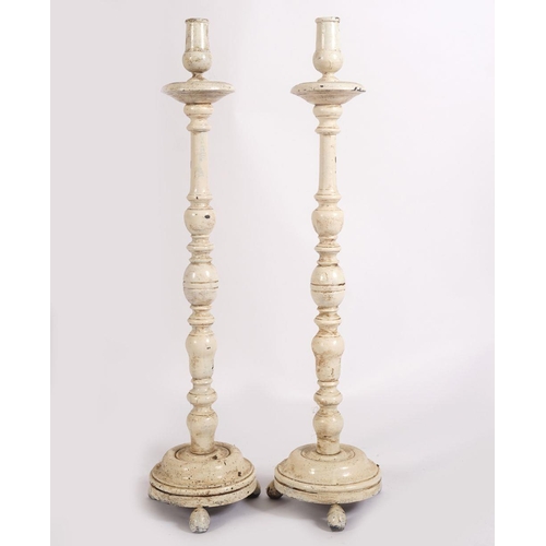 337 - PAIR OF 19TH-CENTURY STANDARD CANDLESTICKS