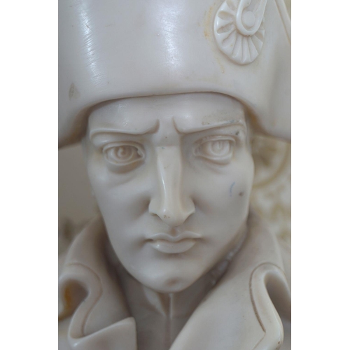 35 - FAUX MARBLE BUST OF NAPOLEON