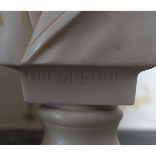 35 - FAUX MARBLE BUST OF NAPOLEON