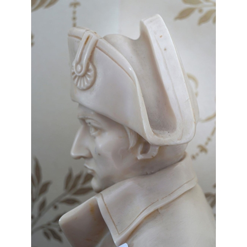 35 - FAUX MARBLE BUST OF NAPOLEON