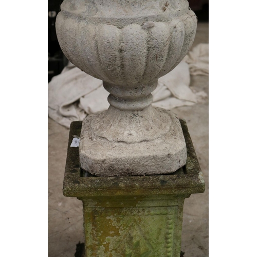 394 - MOLDED STONE JARDINIERE