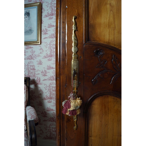 41 - LOUIS XV FRUITWOOD ARMOIRE