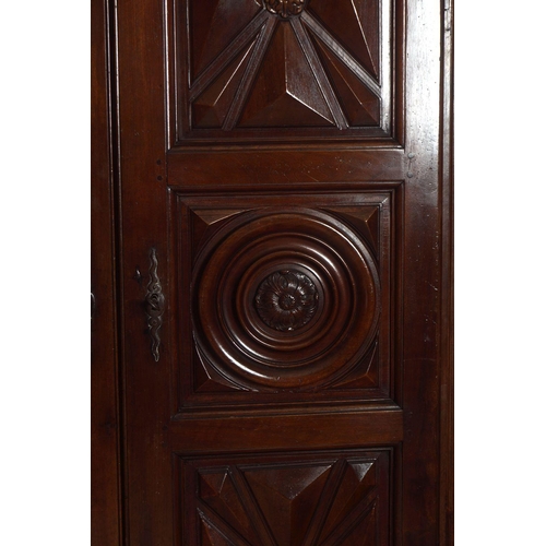 45 - 18TH-CENTURY WALNUT ARMOIRE