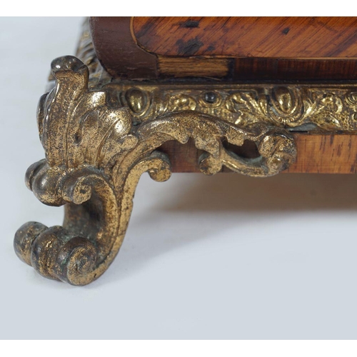 460 - 19TH-CENTURY FRENCH KINGWOOD & MARQUETRY BOX