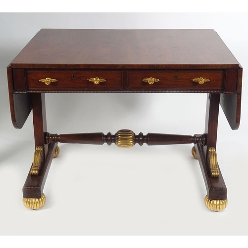 463 - REGENCY PERIOD ROSEWOOD SOFA TABLE