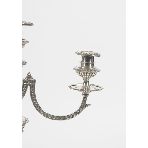 482 - PAIR OF ORNATE ELKINGTON CANDELABRAS