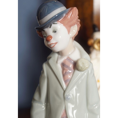 49 - PAIR OF LLADRO CLOWNS