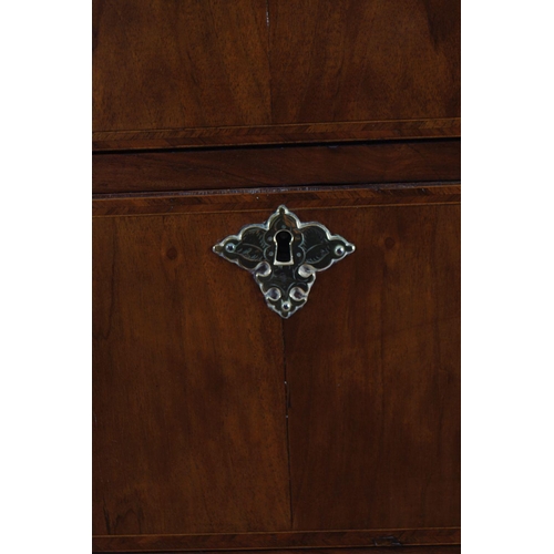 515 - 18TH-CENTURY WALNUT CHEST-ON-CHEST