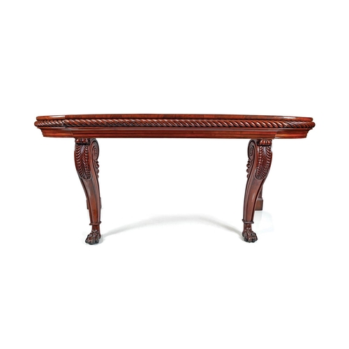 541 - LARGE IRISH REGENCY PERIOD HALL TABLE