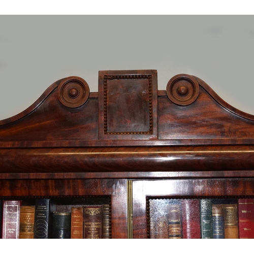 547 - REGENCY PERIOD MAHOGANY BOOKCASE