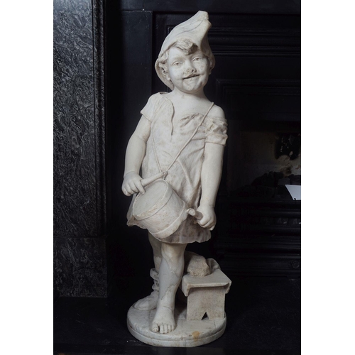 6 - 19TH-CENTURY ITALIAN MARBLE SCULPTURE