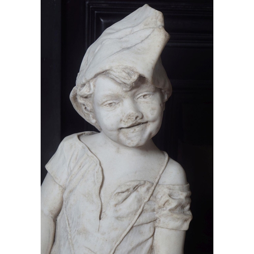 6 - 19TH-CENTURY ITALIAN MARBLE SCULPTURE