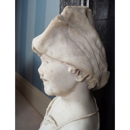 6 - 19TH-CENTURY ITALIAN MARBLE SCULPTURE