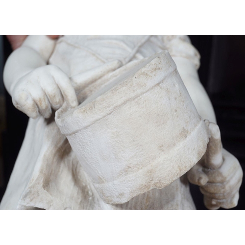 6 - 19TH-CENTURY ITALIAN MARBLE SCULPTURE