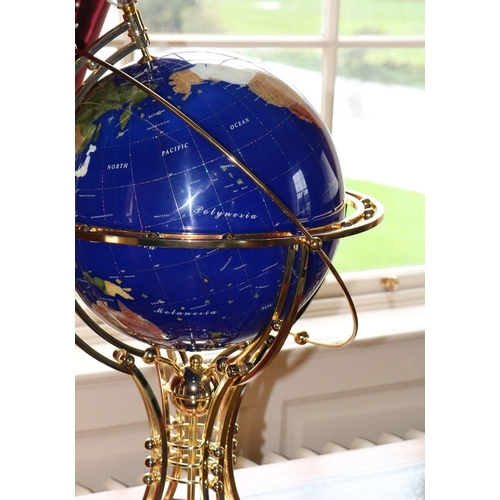 73 - TERRESTRIAL GLOBE TABLE LAMP