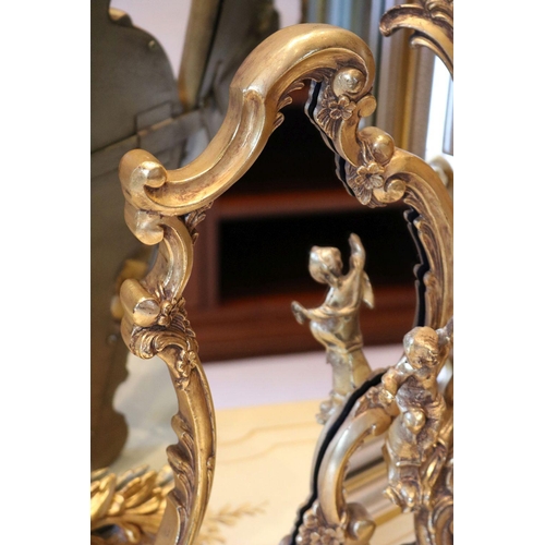 78 - ROCOCCO STYLE CRUTCH MIRROR