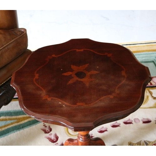 84 - VICTORIAN STYLE MAHOGANY WINE TABLE