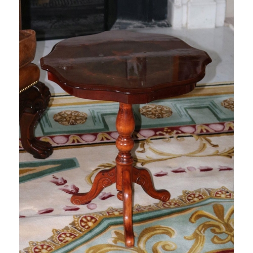 84 - VICTORIAN STYLE MAHOGANY WINE TABLE