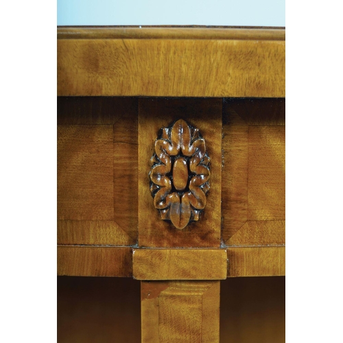 104 - PAIR OF SATINWOOD & INLAID PIER CABINETS