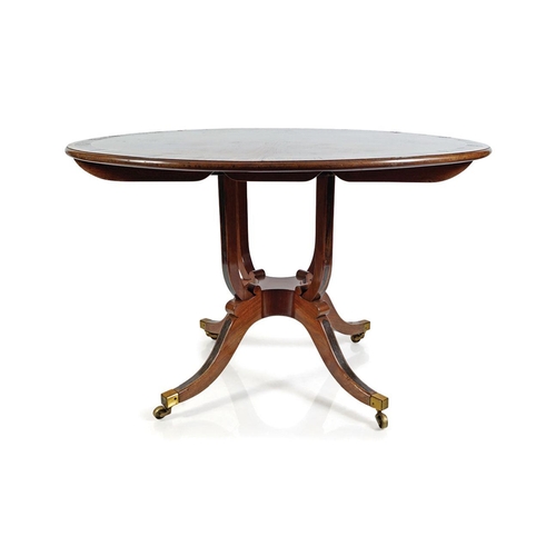 113 - REGENCY PERIOD MAHOGANY CENTRE TABLE