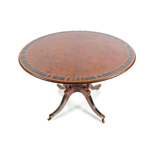 113 - REGENCY PERIOD MAHOGANY CENTRE TABLE