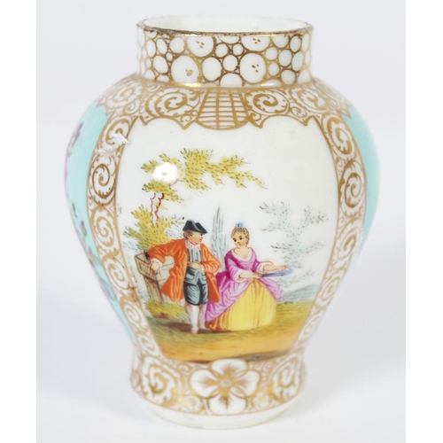 136 - DRESDEN PORCELAIN VASE