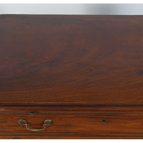 149 - GEORGE III MAHOGANY BACHELOR'S CHEST