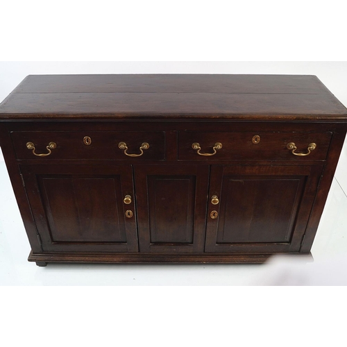 161 - EIGHTEENTH-CENTURY PERIOD OAK DRESSER BASE