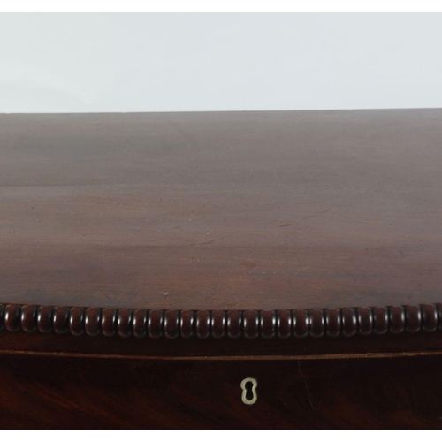 164 - REGENCY MAHOGANY BOW FRONT CHEST