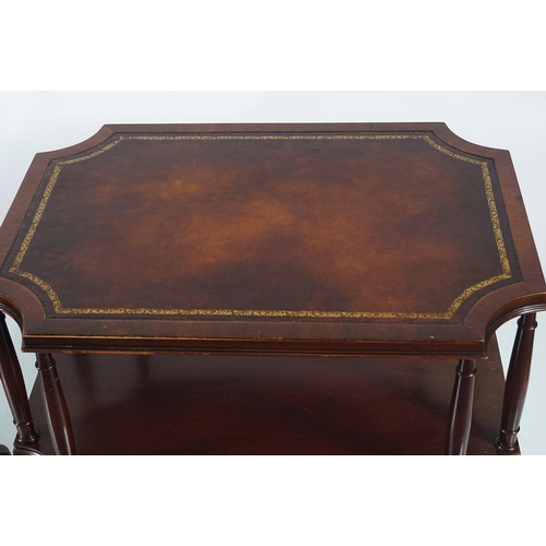 173 - PAIR REGENCY STYLE MAHOGANY LIBRARY TABLES